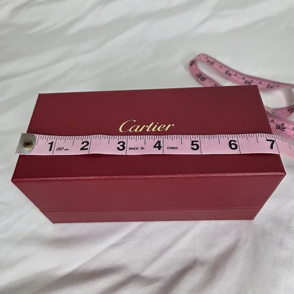 Cartier Elegant Red Sunglasses Storage Box - Picture 6 of 8